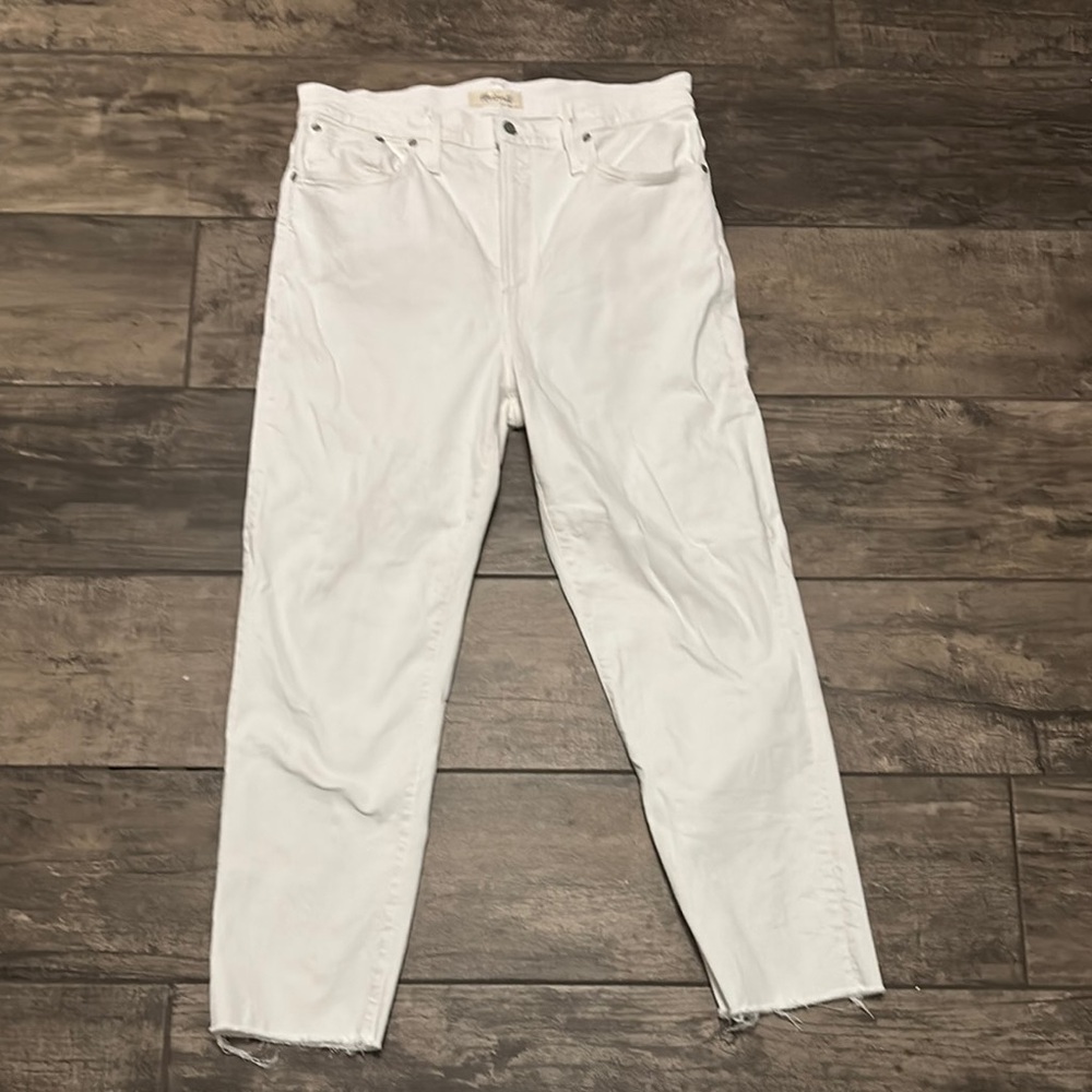 Madewell Perfect Vintage cropped Jeans - White